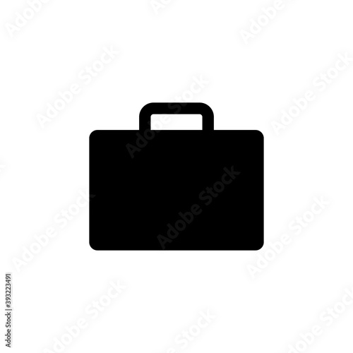 Briefcase icon vector. suitcase icon. luggage symbol.