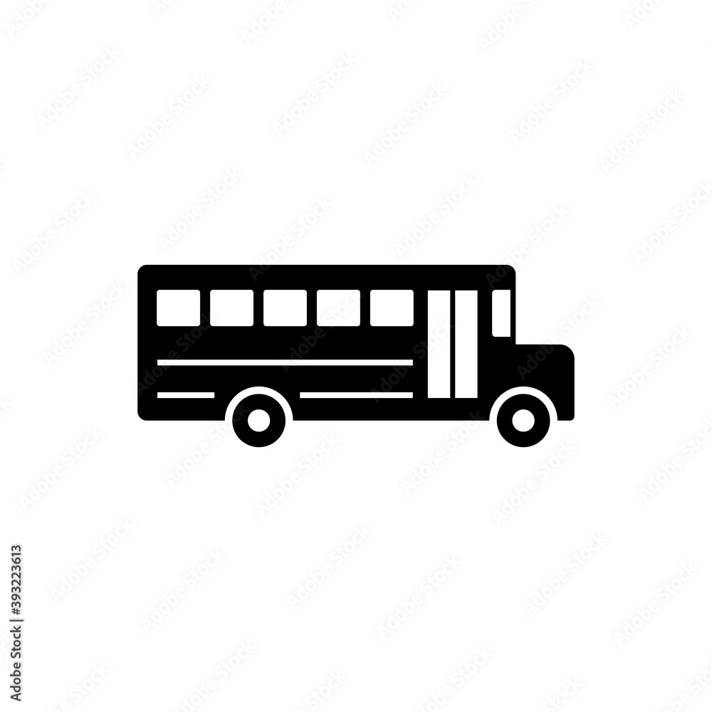 Bus icon vector. bus vector icon