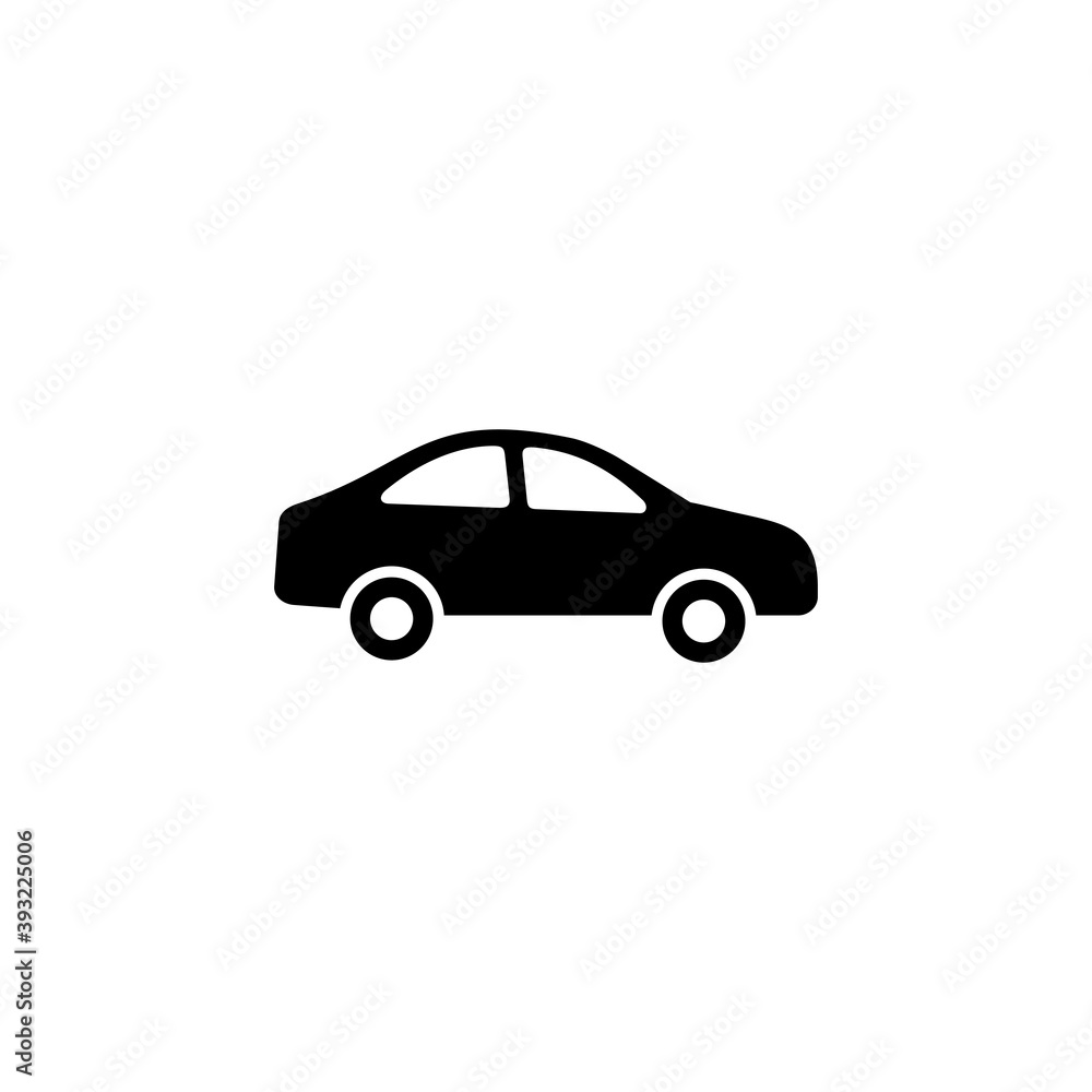 Car icon vector. car vector icon. small sedan Car icon vector. car vector icon. small sedan