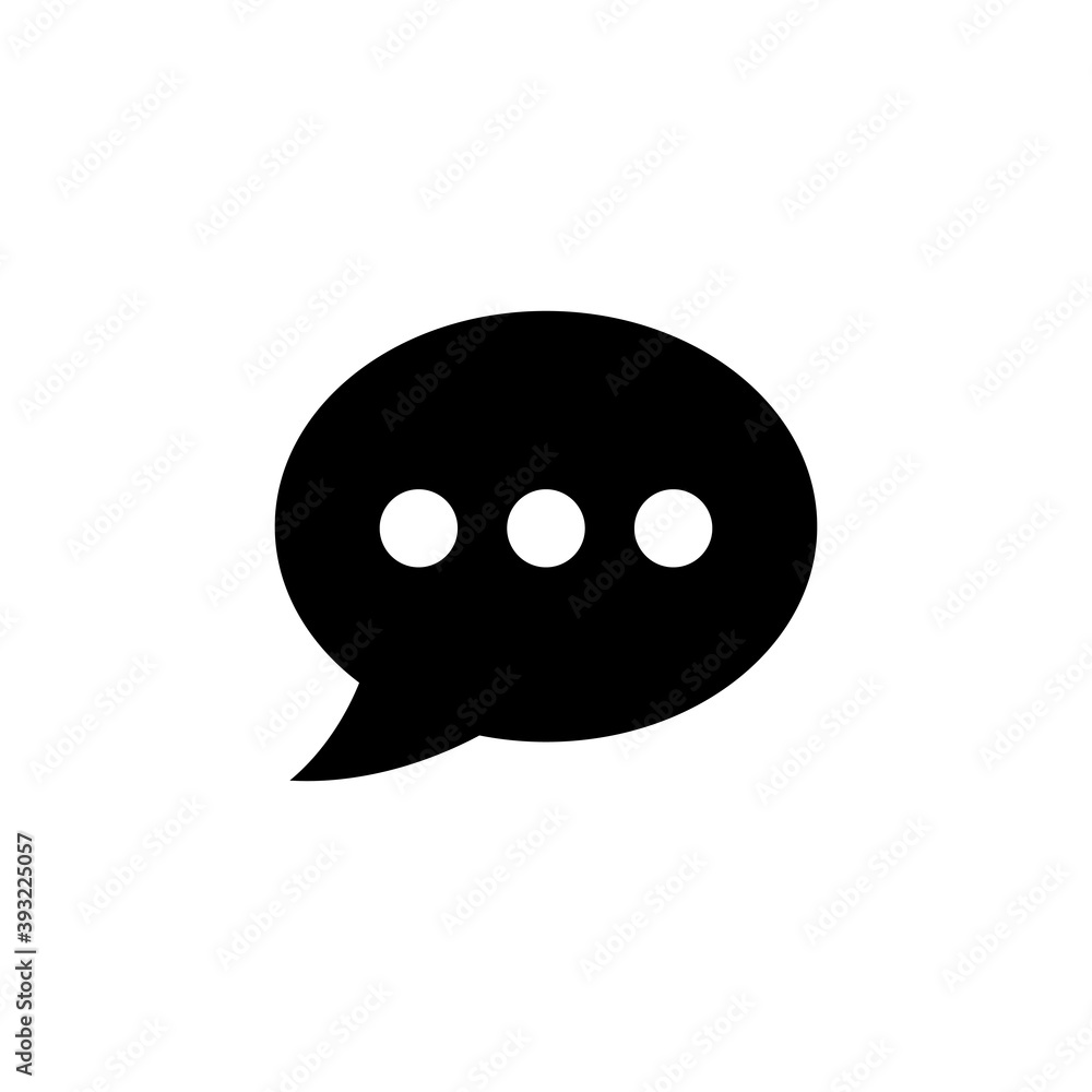 Chat icon vector. speech bubble icon. comment icon vector. message. contact us Chat icon vector. speech bubble icon. comment icon vector. message. contact us