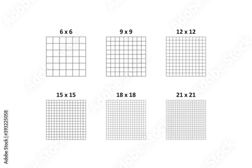 Grid line square pattern. Paper line backgroung. Notebook texture, math concept in vector flat