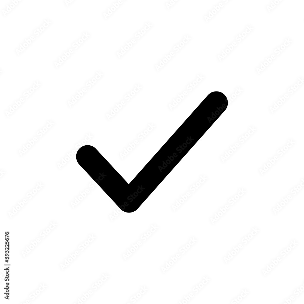 Check mark vector. Check mark icon. Tick mark symbol vector Check mark vector. Check mark icon. Tick mark symbol vector