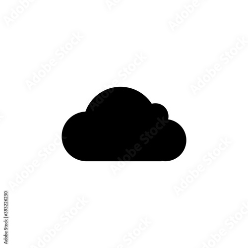 cloud icon vector. cloud vector icon
