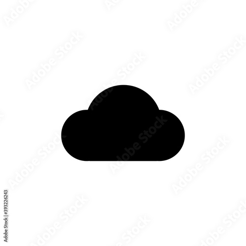 cloud icon vector. cloud vector icon