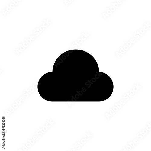 cloud icon vector. cloud vector icon