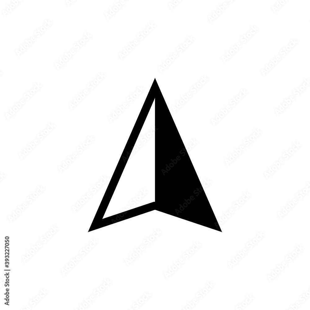 Compass icon vector. arrow compass icon vector Compass icon vector. arrow compass icon vector
