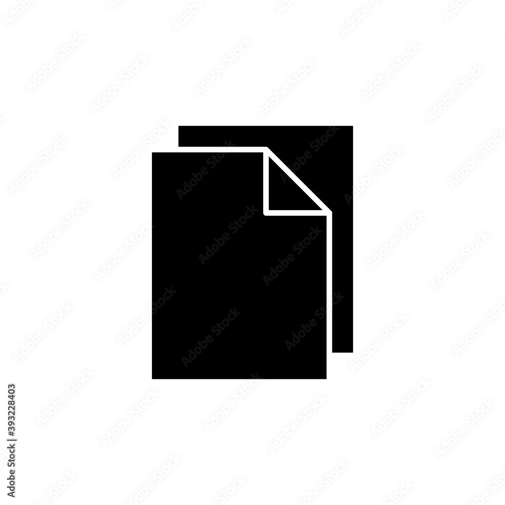 Document icon vector. Paper icon. File Icon Document icon vector. Paper icon. File Icon