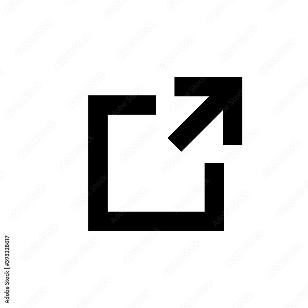 External link icon. link icon vector. hyperlink symbol External link icon. link icon vector. hyperlink symbol
