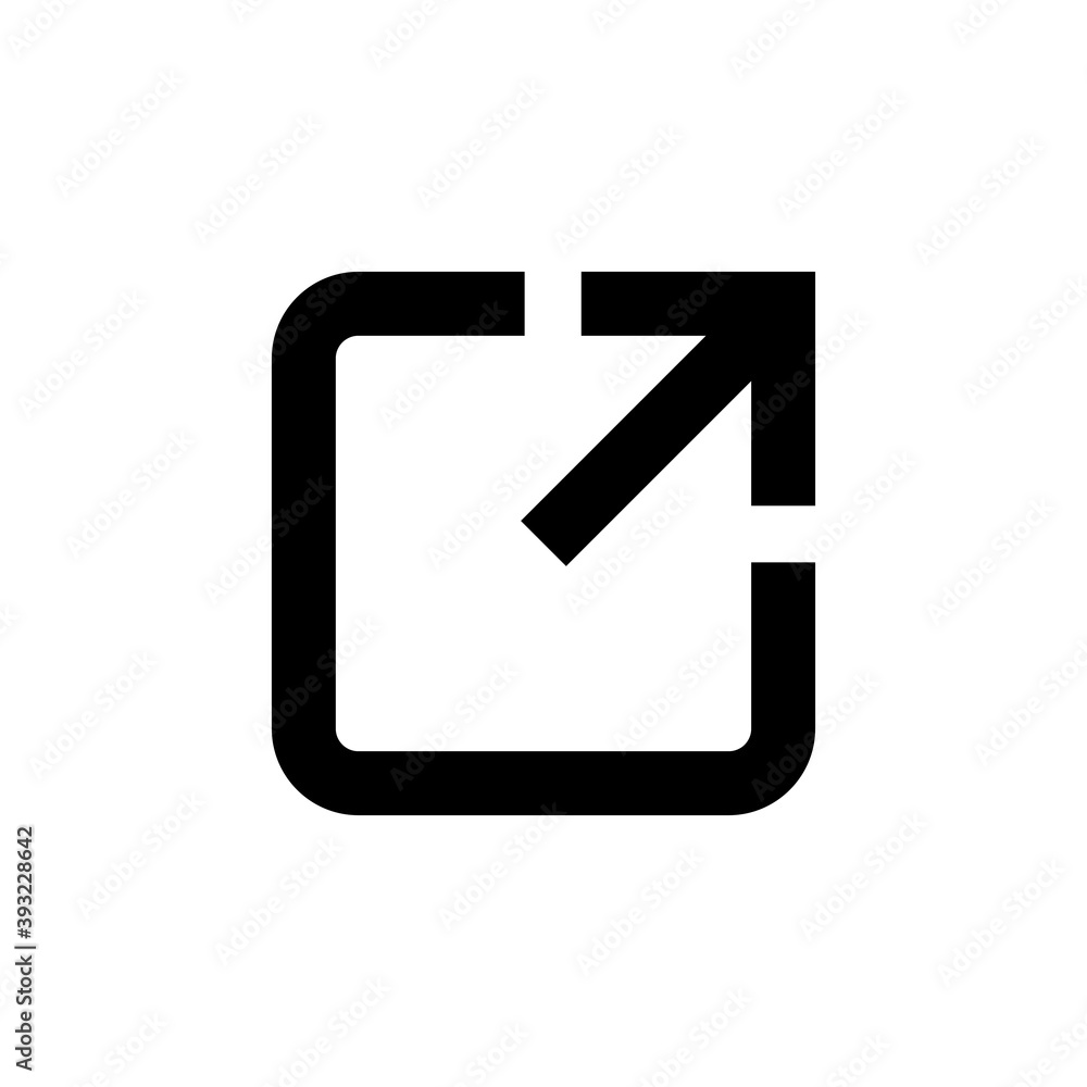 External link icon. link icon vector. hyperlink symbol External link icon. link icon vector. hyperlink symbol
