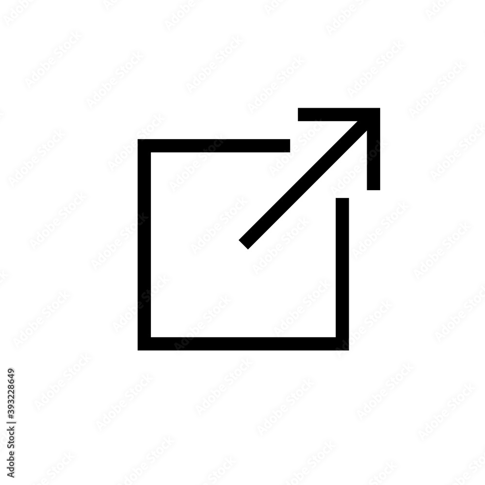 External link icon. link icon vector. hyperlink symbol External link icon. link icon vector. hyperlink symbol
