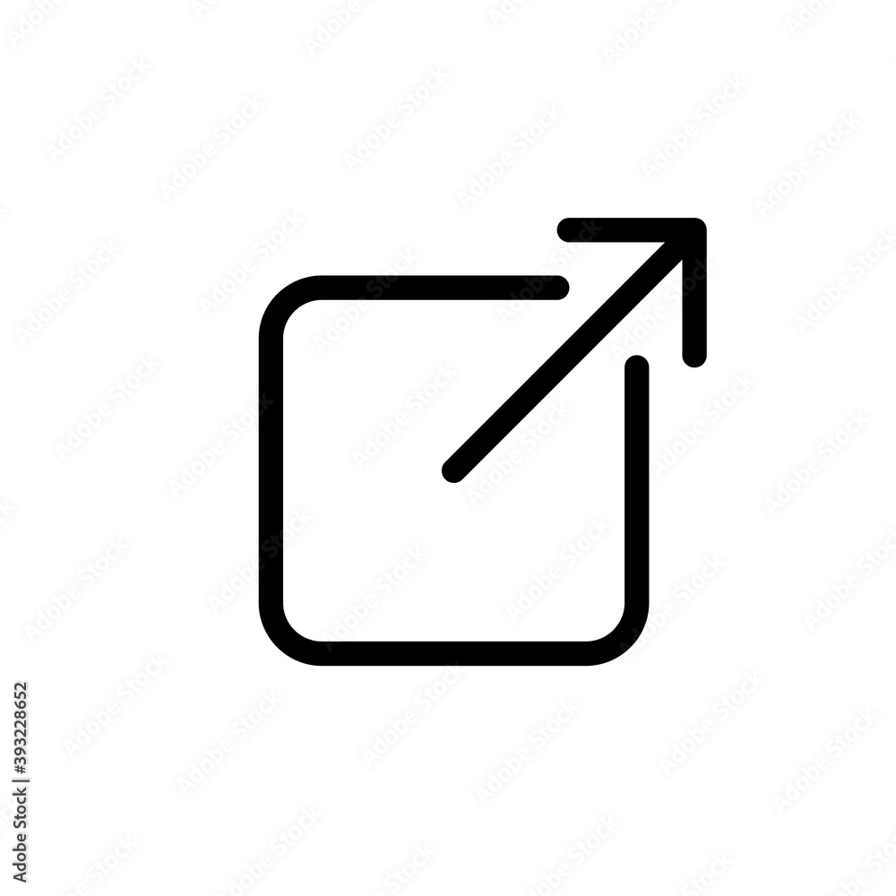 External link icon. link icon vector. hyperlink symbol External link icon. link icon vector. hyperlink symbol