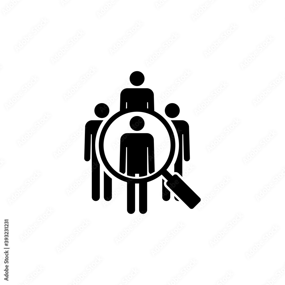 Hiring icon vector. Search job vacancy icon. Human resources concept. Recruitment Hiring icon vector. Search job vacancy icon. Human resources concept. Recruitment