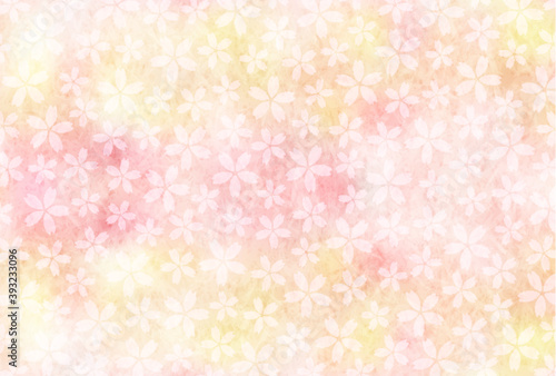 桜　年賀状　和柄　背景