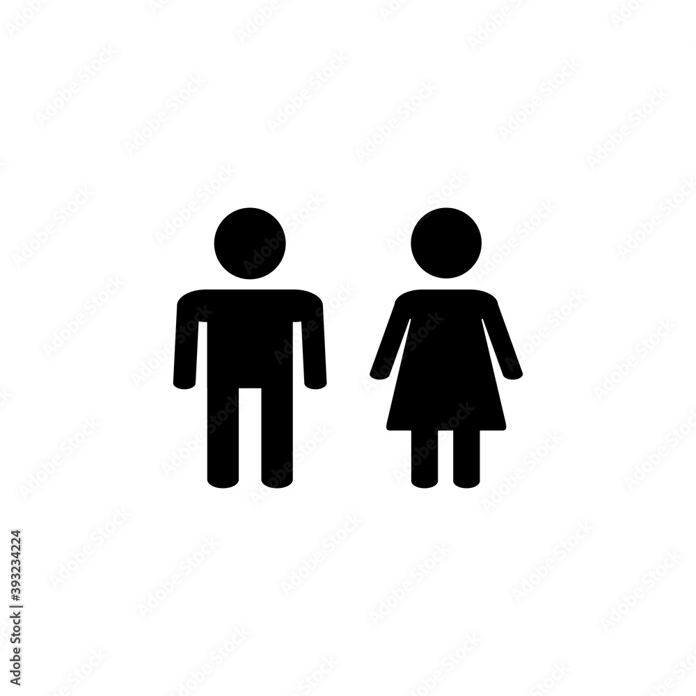 Man and woman icon vector. male and female symbo Man and woman icon vector. male and female symbo