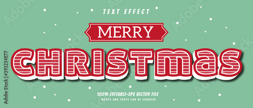 merry Christmas text effect