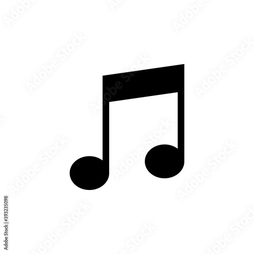 Music icon vector. note music icon vector