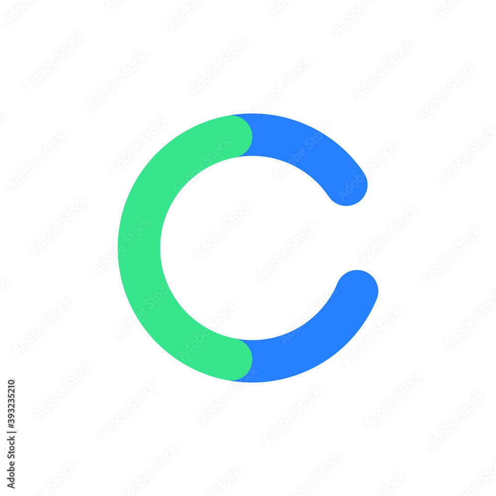 Letter C Logo Design Template. Colorful letter c icon Letter C Logo Design Template. Colorful letter c icon