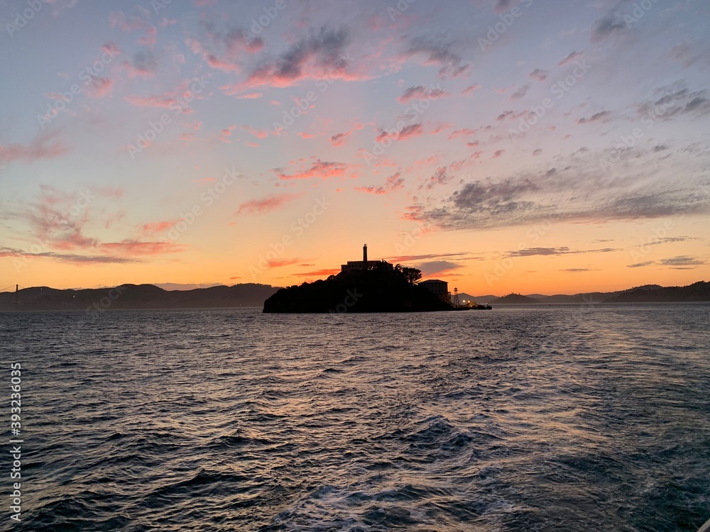 Alcatraz al atardecer Alcatraz al atardecer