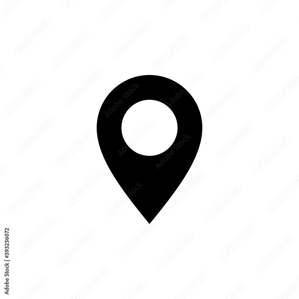 Pin icon vector. Location icon vector. destination icon. map pin