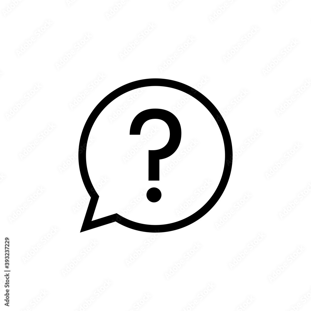 Question icon vector. question mark icon vector Question icon vector. question mark icon vector