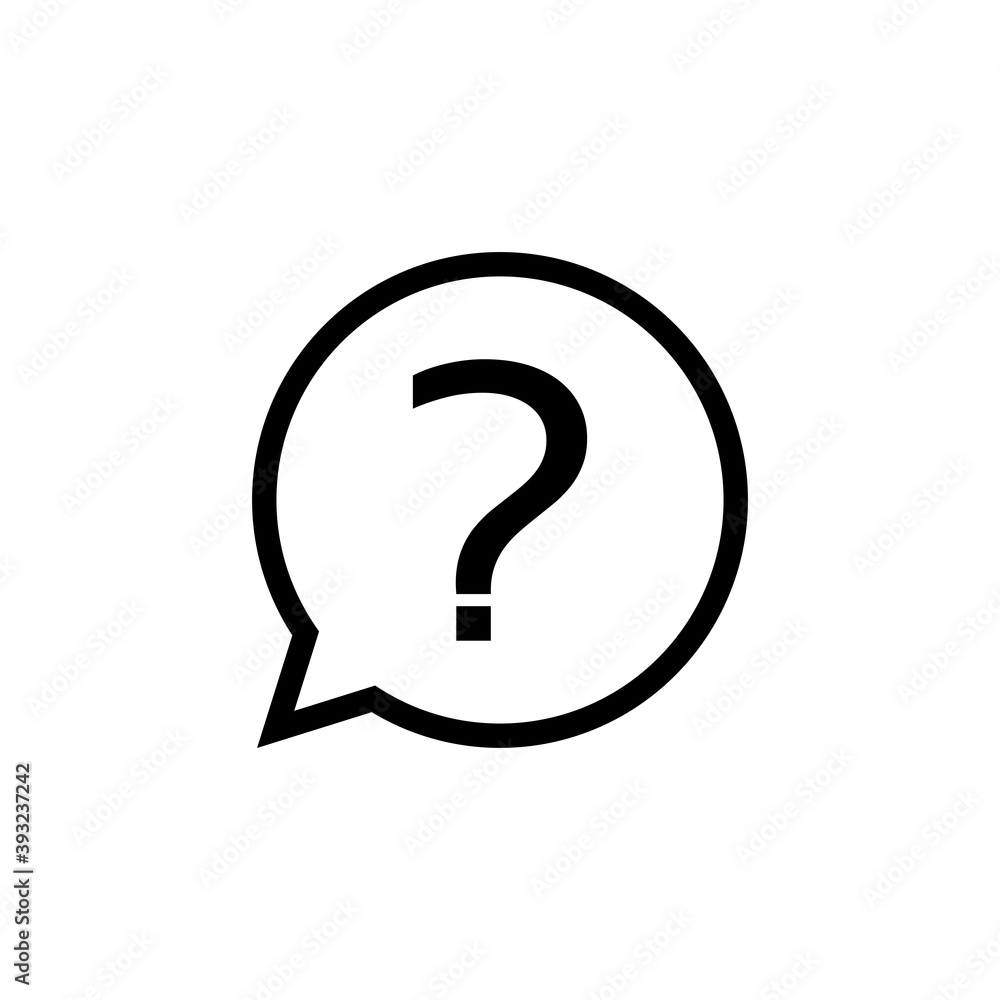 Question icon vector. question mark icon vector Question icon vector. question mark icon vector