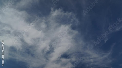 Clouds passing left to right during a timelapse. photo