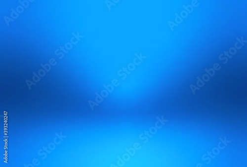 Blue empty room studio gradient used for background and display your products- Vector