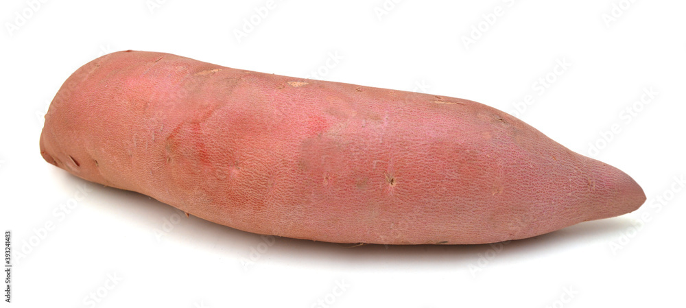 Sweet potatoes on a white background. Sweet potatoes on a white background.