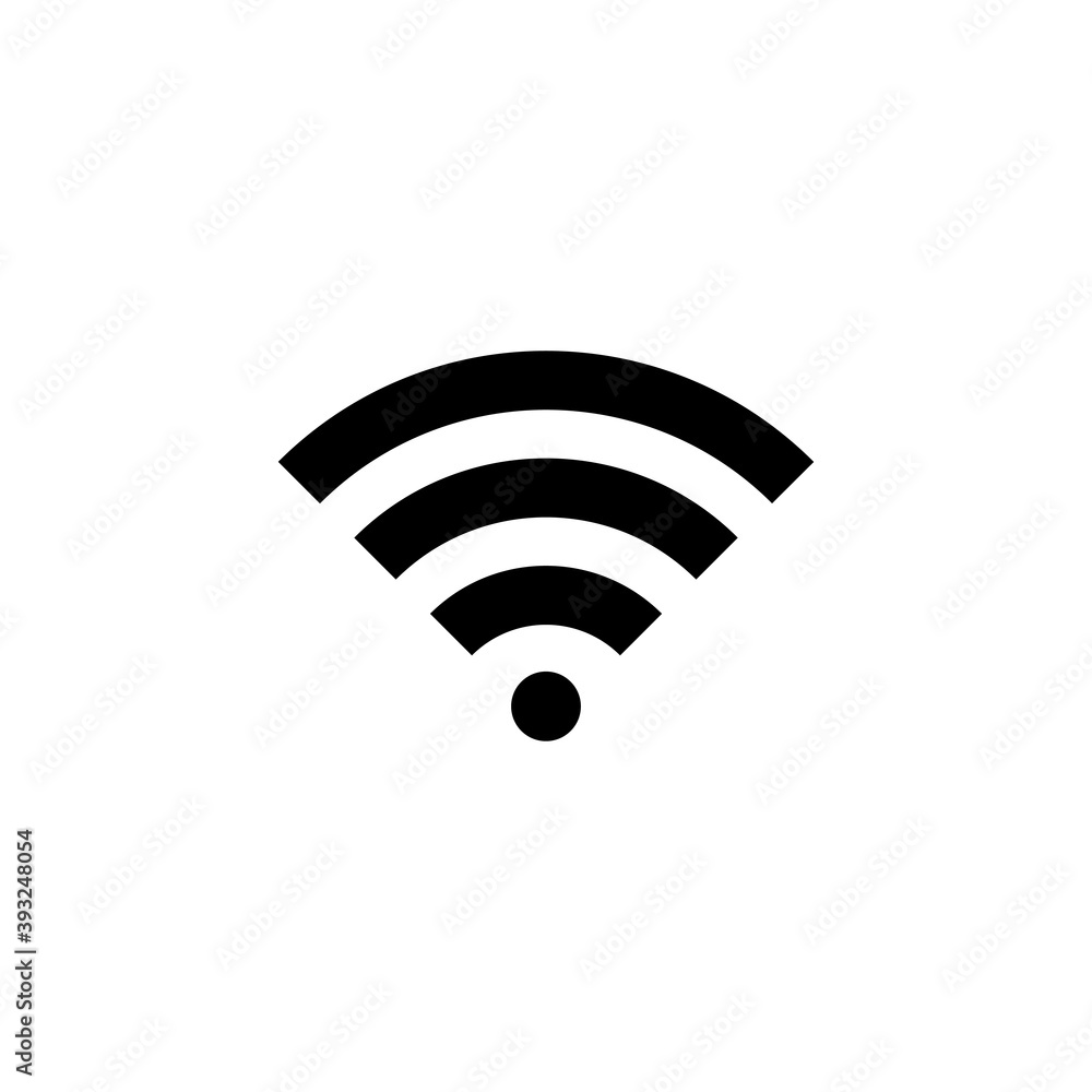 Wifi icon vector. signal vector icon. Wireless icon vector Wifi icon vector. signal vector icon. Wireless icon vector