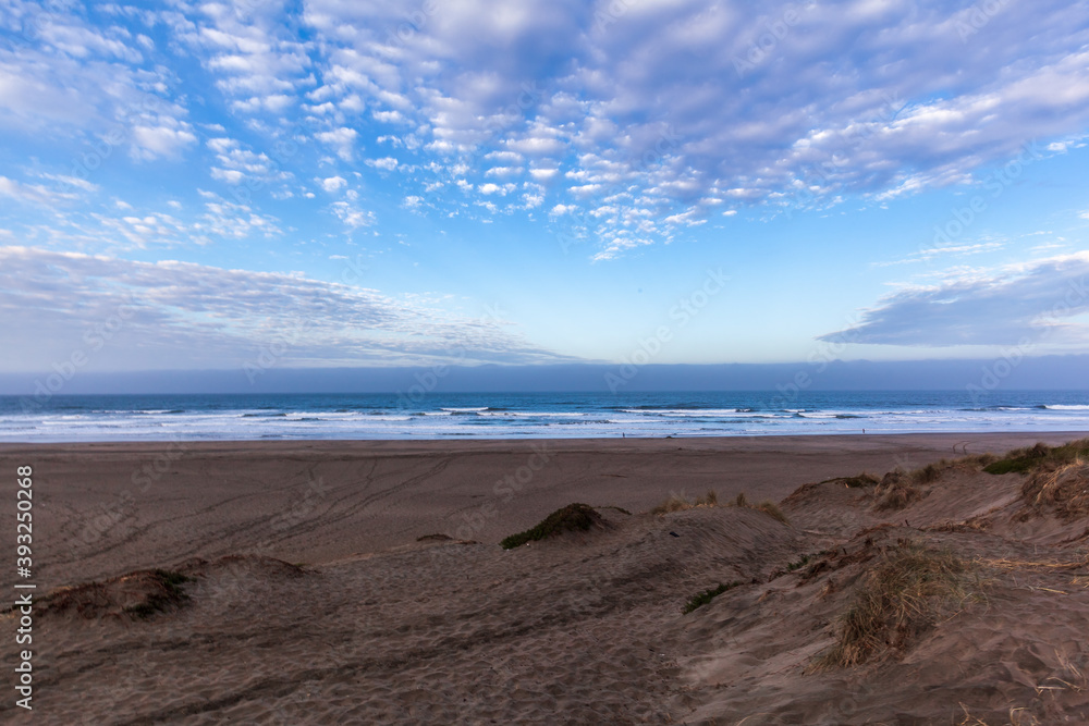 North beach in California dramatic seascape