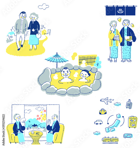 温泉イメージシーン　セット