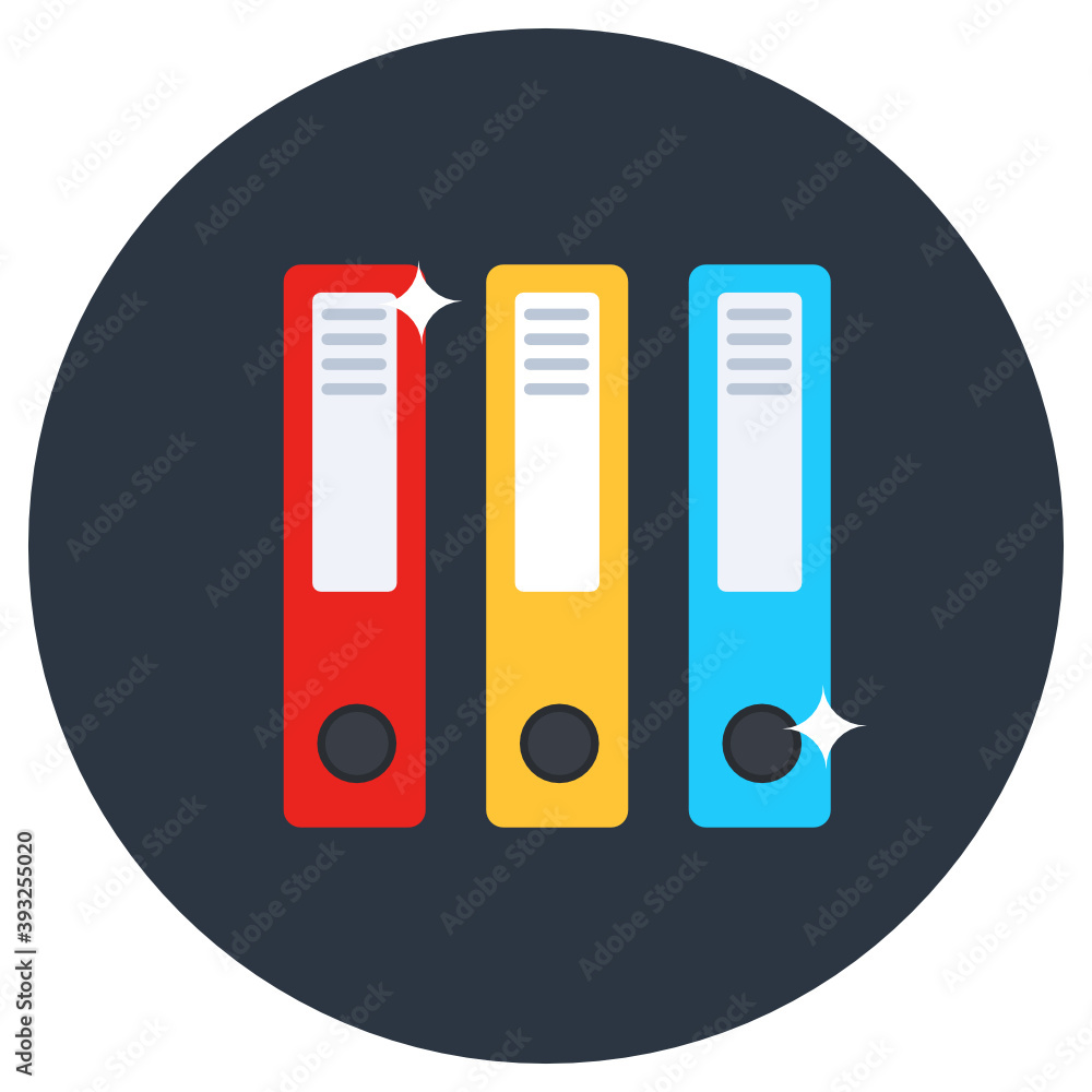 Vector design of archives in modern flat rounded style
Vector design of archives in modern flat rounded style