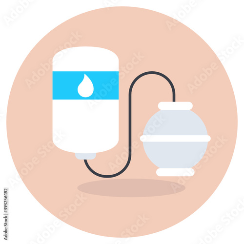 
Editable design of refinery plant icon
