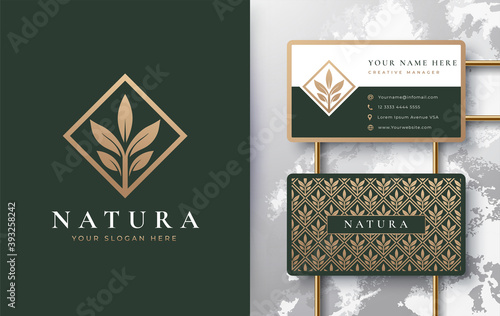 nature leaf logo design