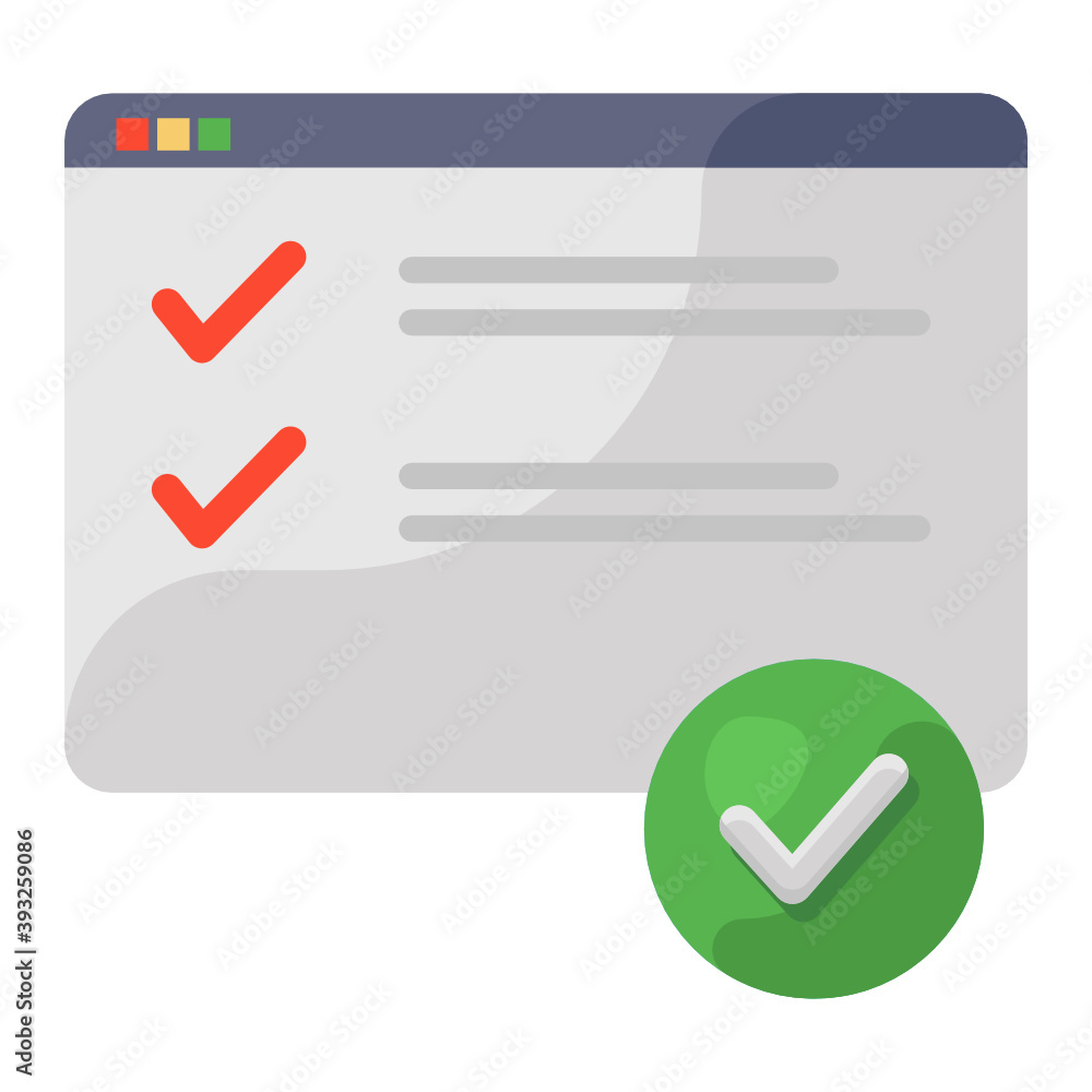 Web verification icon in editable style
Web verification icon in editable style