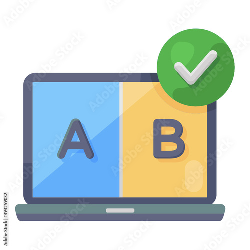 
Ab testing vector style, verified testing 
