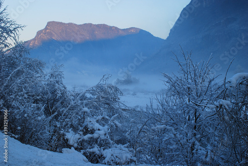 cold and damp in the early morning