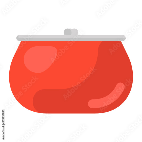 
Clutch icon in modern flat style 
