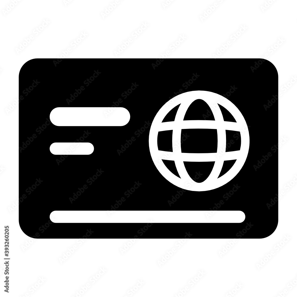 Bank card icon style, editable vector
Bank card icon style, editable vector