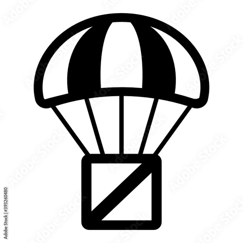 
Air delivery vector in editable style 
