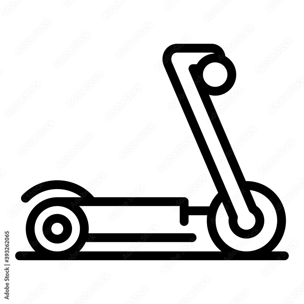 Modern electric scooter icon. Outline modern electric scooter vector icon for web design isolated on white background Modern electric scooter icon. Outline modern electric scooter vector icon for web design isolated on white background