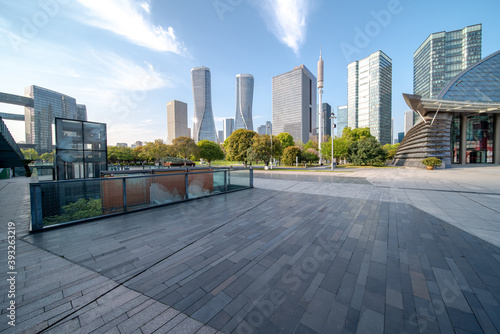 qianjiang new city central business district photo