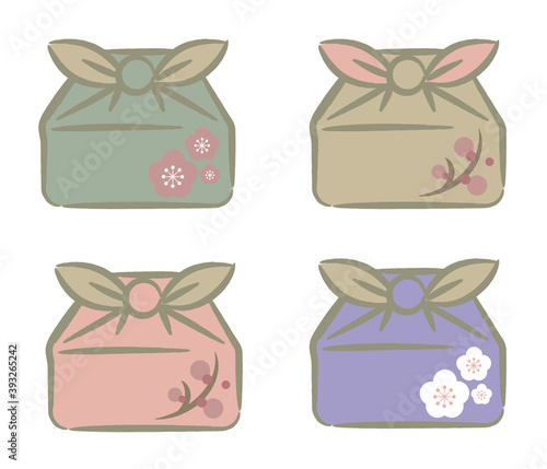 和風ふろしきセット・模様入り角形