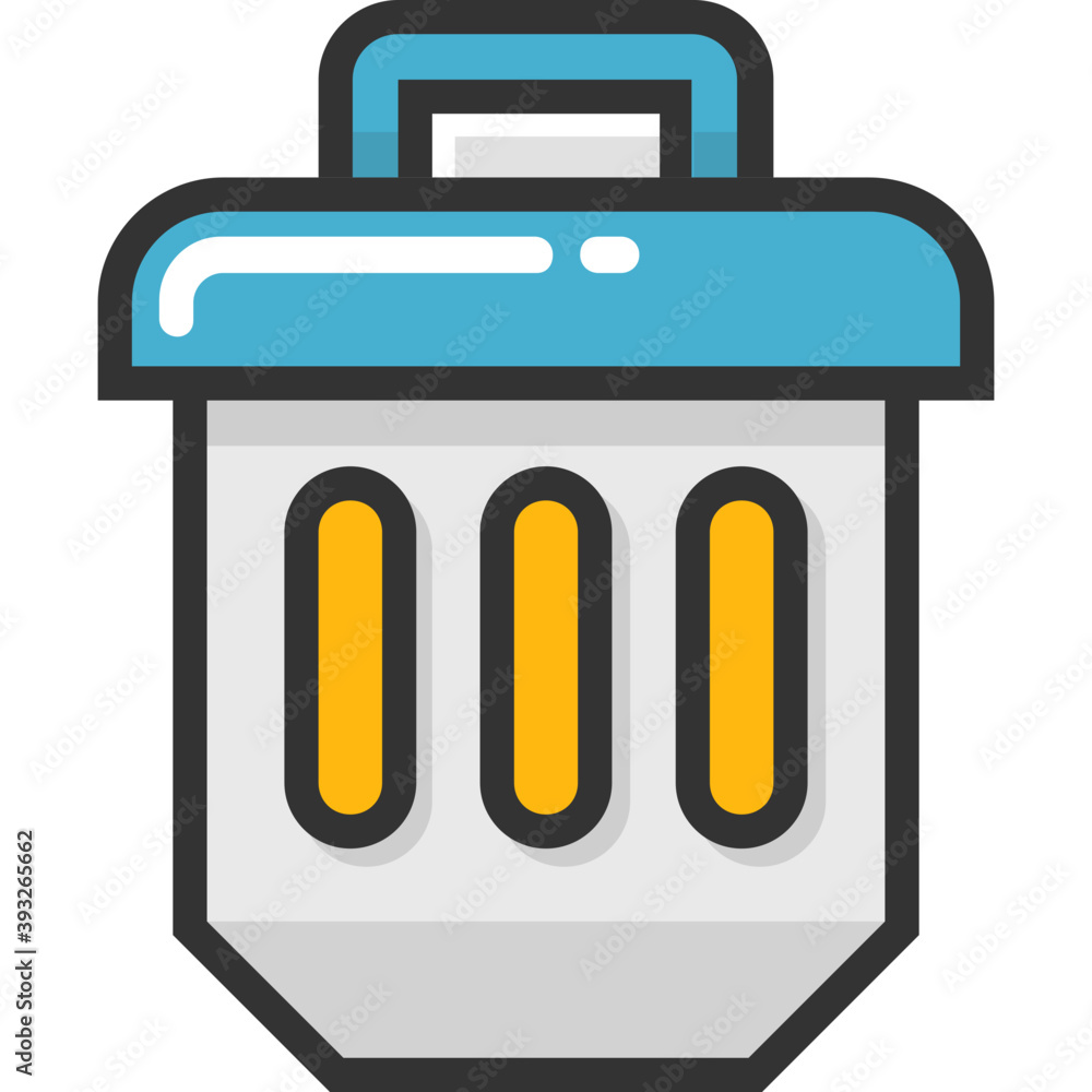 
Dustbin Vector Icon
