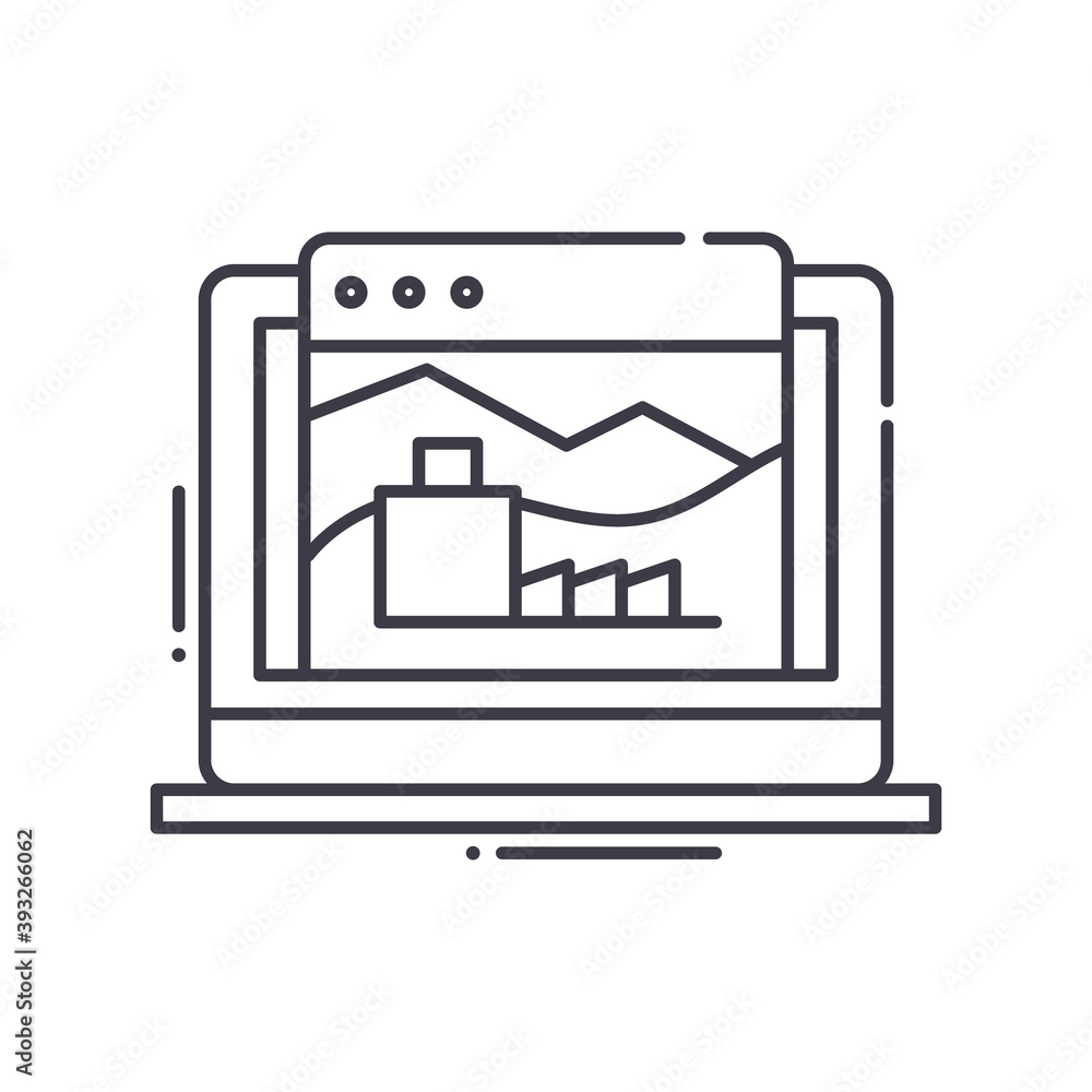 Landing page concept icon, linear isolated illustration, thin line vector, web design sign, outline concept symbol with editable stroke on white background. Landing page concept icon, linear isolated illustration, thin line vector, web design sign, outline concept symbol with editable stroke on white background.