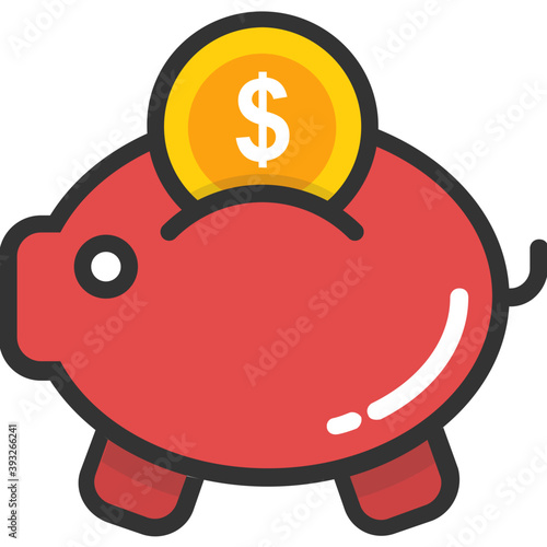 
Saving Vector Icon
