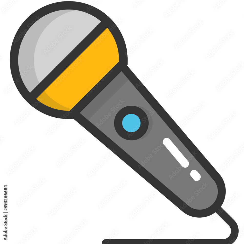 Microphone Vector Icon
Microphone Vector Icon