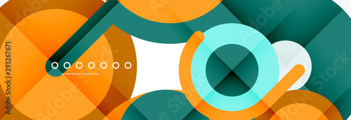 Circles and lines abstract background for covers, banners, flyers and posters and other templates