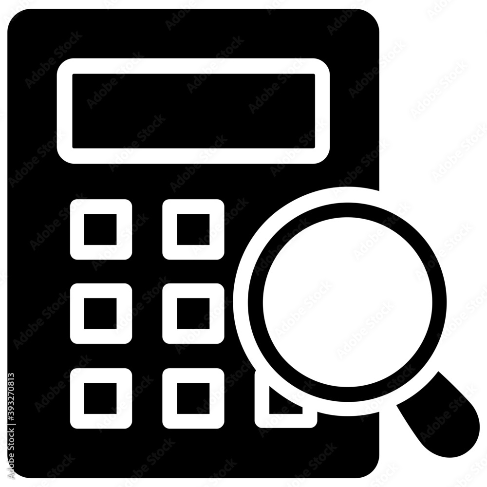 Accounting Auditor, Finance Solid Vector Icons Accounting Auditor, Finance Solid Vector Icons