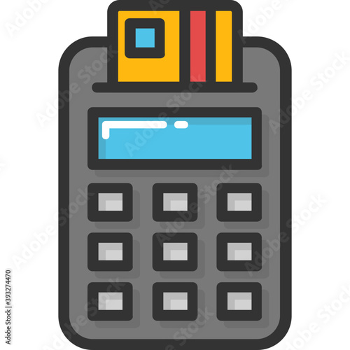 
Swipe Machine Vector Icon
